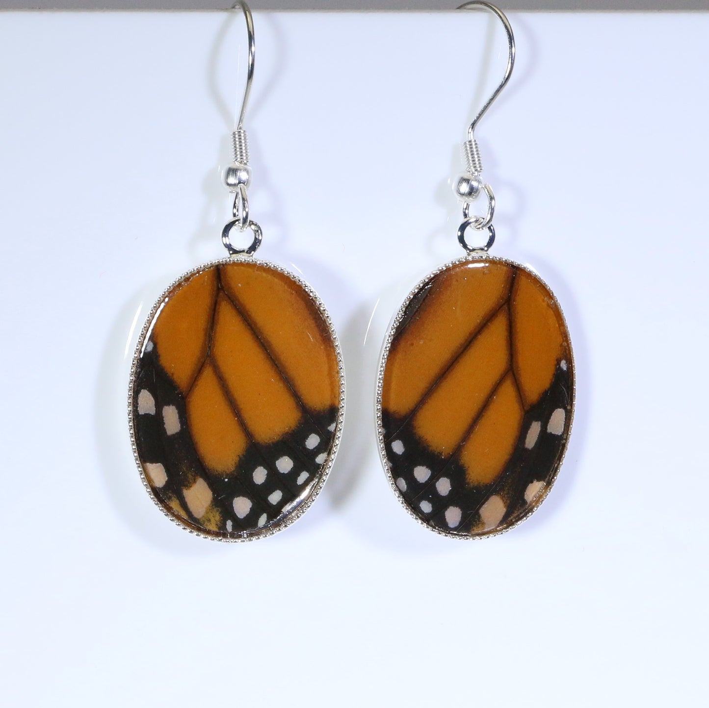 51004 - Real Butterfly Wing Jewelry - Earring Collection - Monarch Butterfly