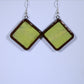 51006 - Real Butterfly Wing Jewelry - Earring Collection - Vibrant Sulphur - Yellow