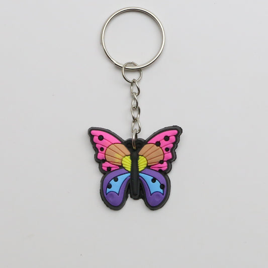 8100106K - Charm - Keychain - Butterfly - Multi-Color