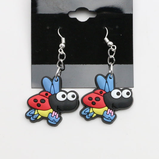 8100440E - Charm - Earrings - Ladybug