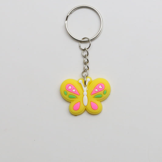 8100107K - Charm - Keychain - Butterfly - Yellow