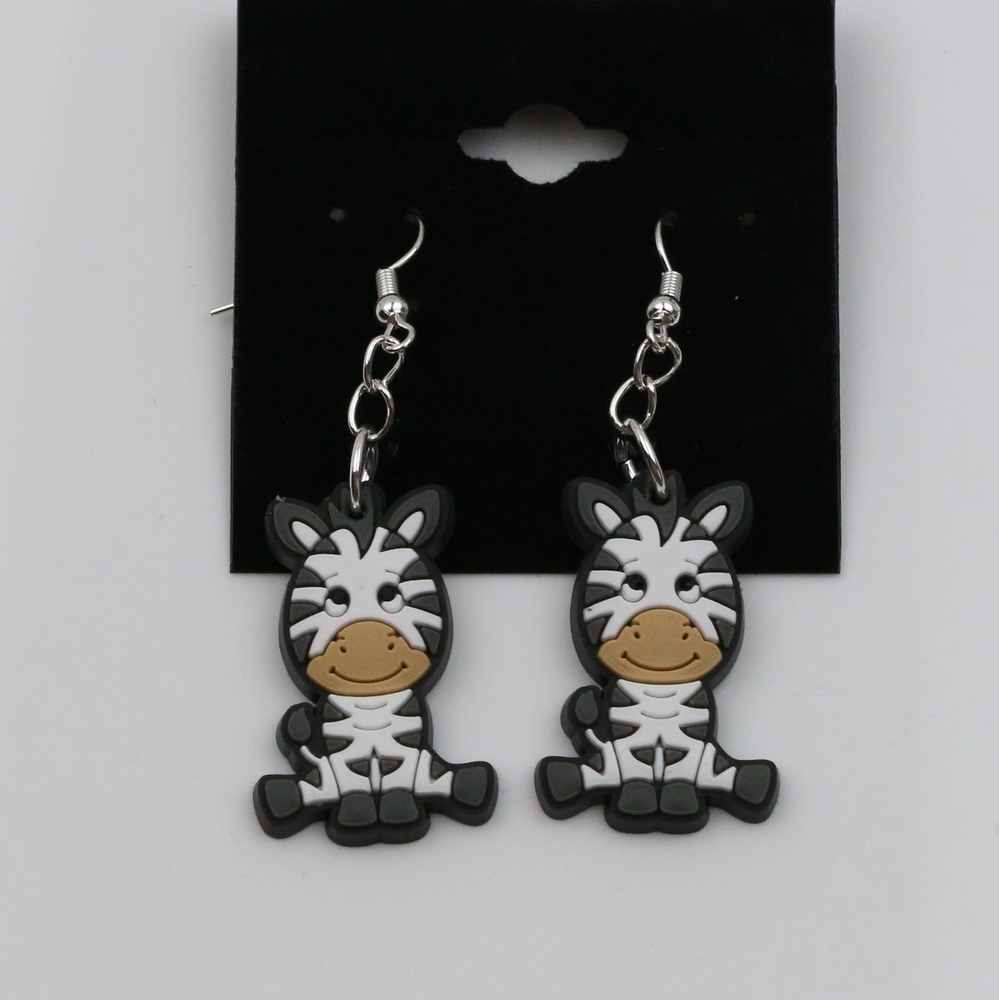 8100610E - Charm - Earrings - Zebra