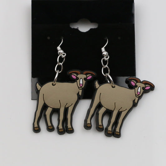 8100902E - Charm - Earrings - Goat