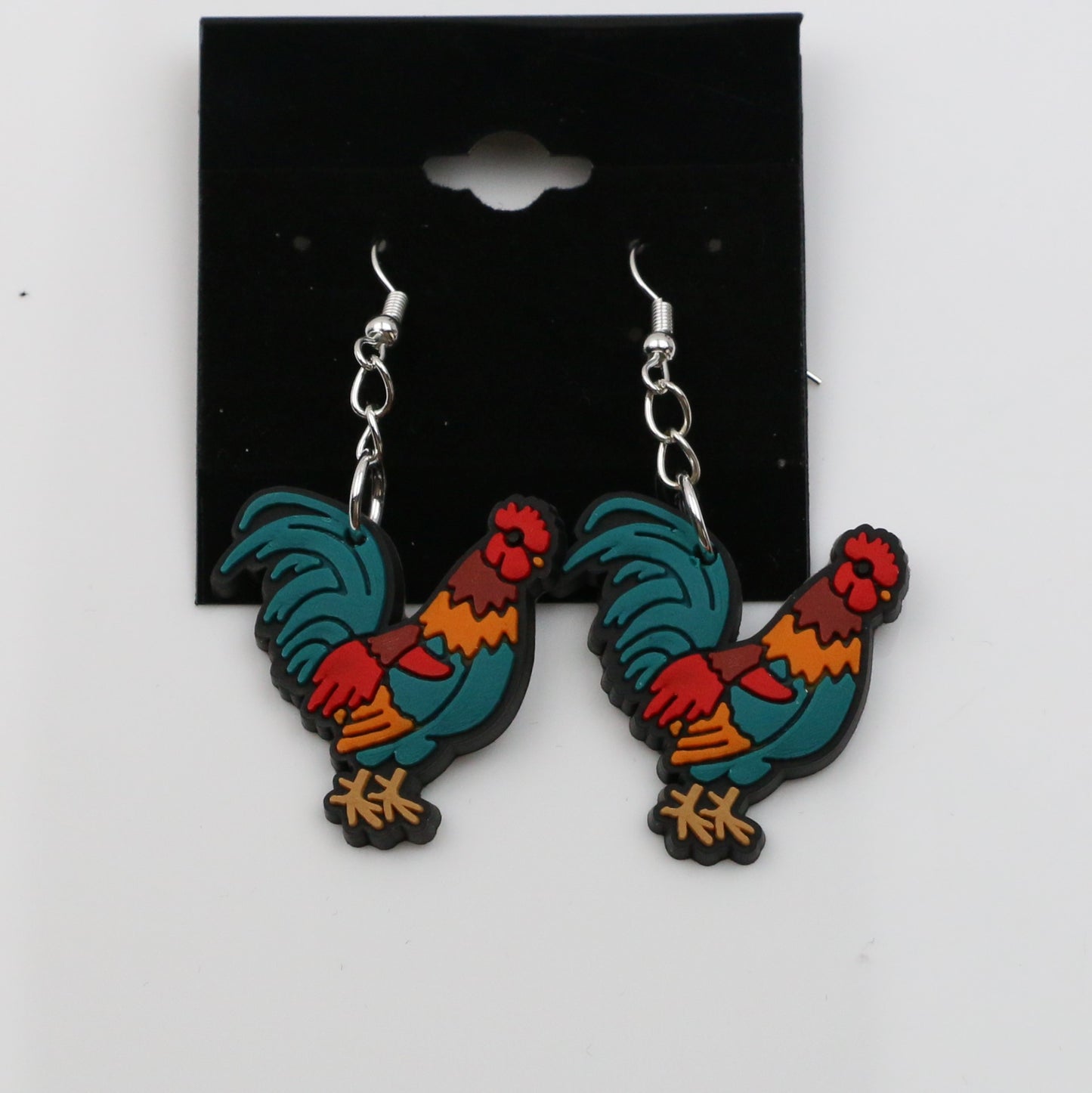 8100905E - Charm - Earrings - Rooster