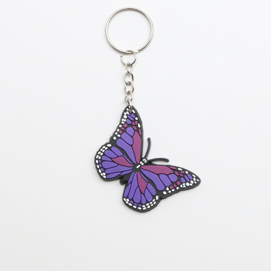 8100202K - Charm - Keychain - Butterfly - Lg. - Purple