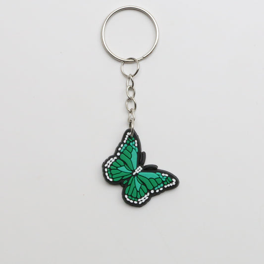 8100301K - Charm - Keychain - Butterfly - Sm. - Green