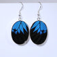 51007 - Real Butterfly Wing Jewelry - Earring Collection - Blue Mountain Swallowtail