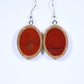 51008 - Real Butterfly Wing Jewelry - Earring Collection - Red Glider Butterfly