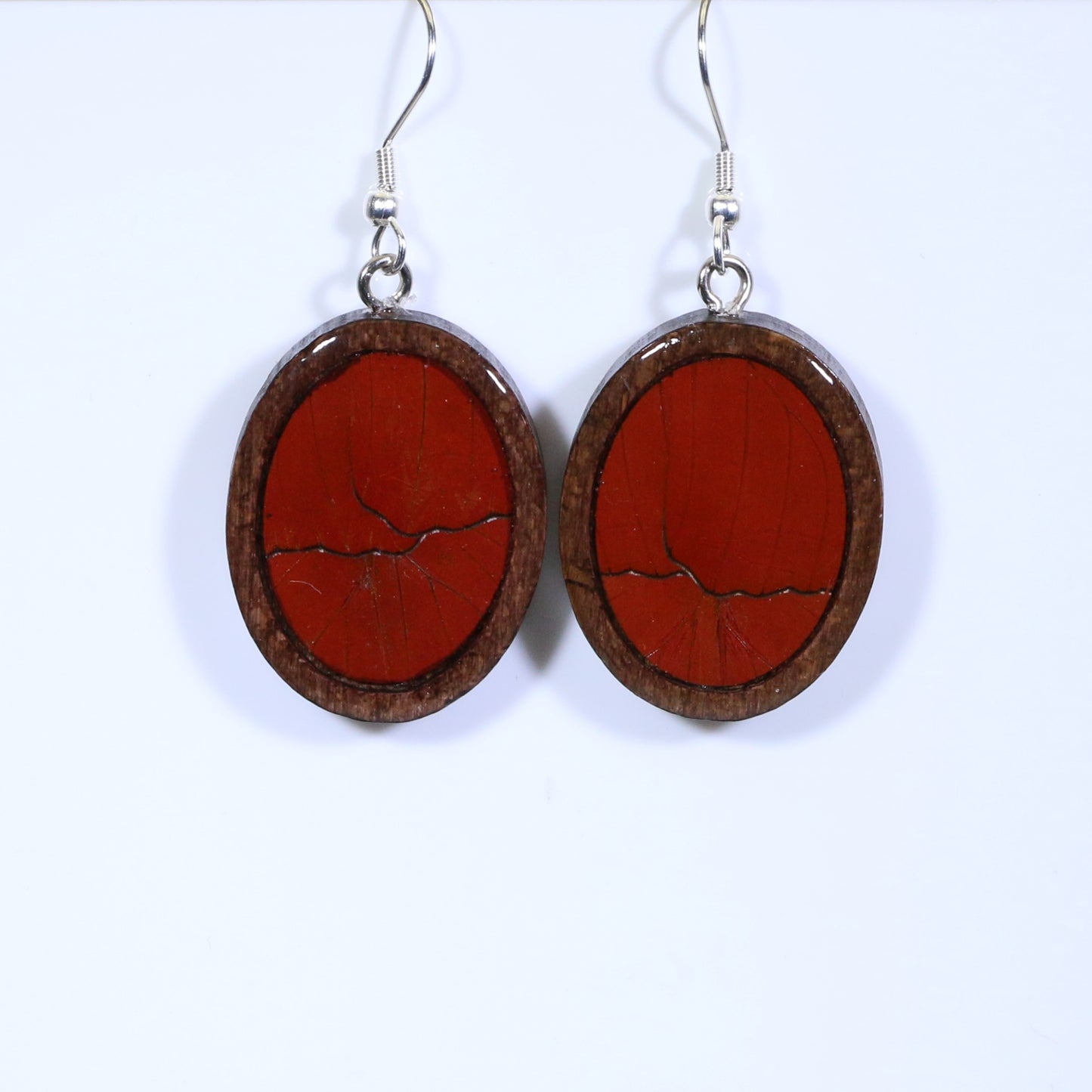 51008 - Real Butterfly Wing Jewelry - Earring Collection - Red Glider Butterfly