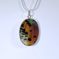 52002 - Real Butterfly Wing Jewelry - Pendant Collection - Sunset Moth - Orange