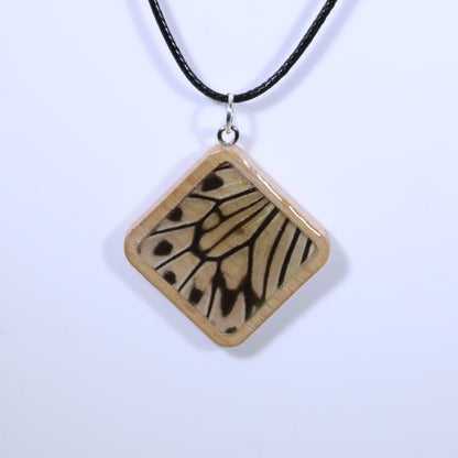 52009 - Real Butterfly Wing Jewelry - Pendant Collection - Paper Kite Butterfly