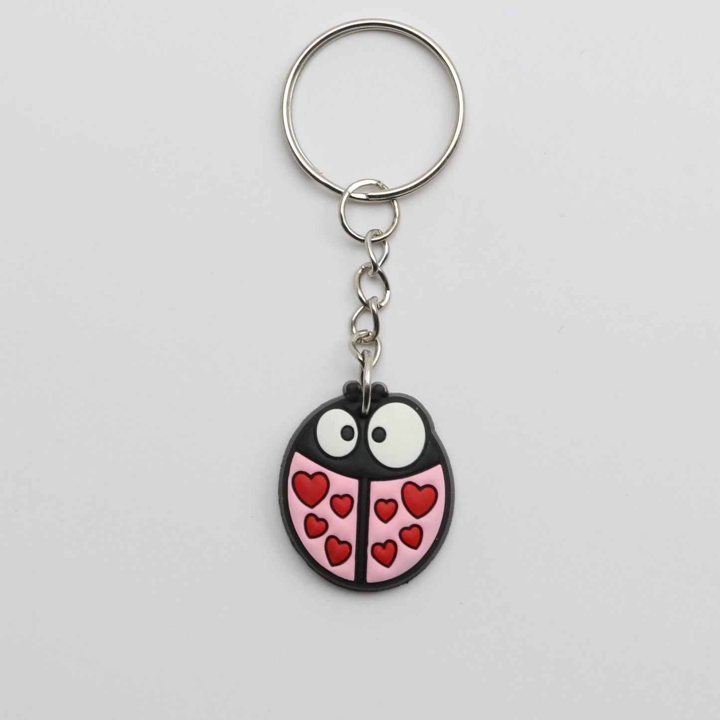 8100441K - Charm - Keychain - Ladybug / Hearts