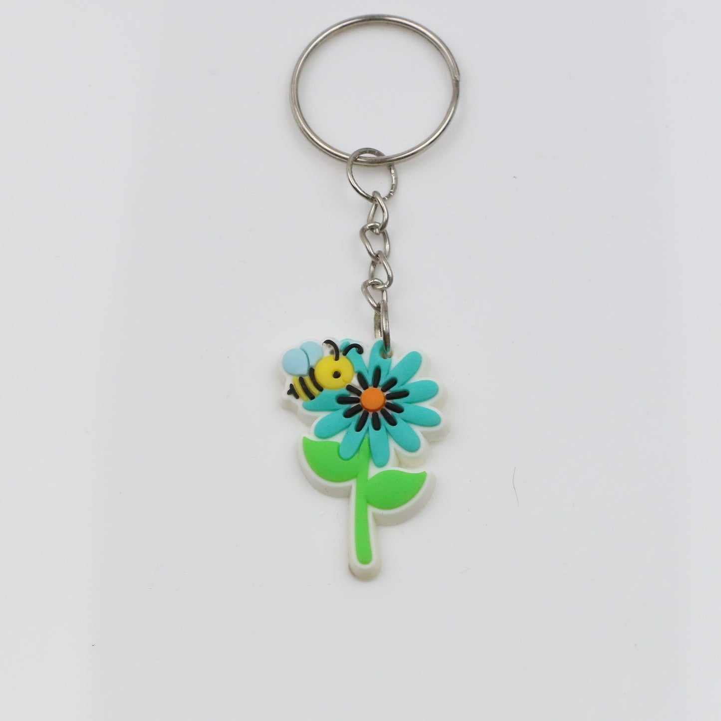 8100460K - Charm - Keychain - Bee w/ Flower