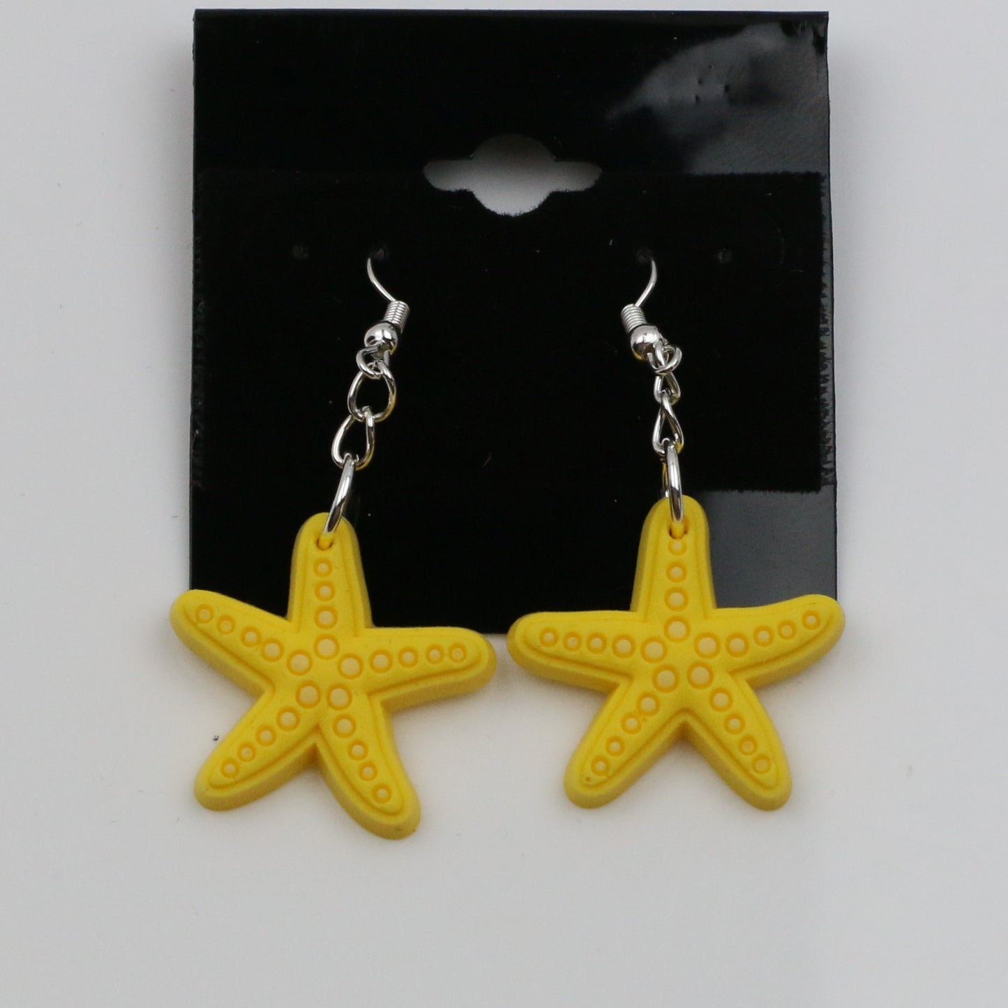 8100501E - Charm - Earrings - Yellow Starfish