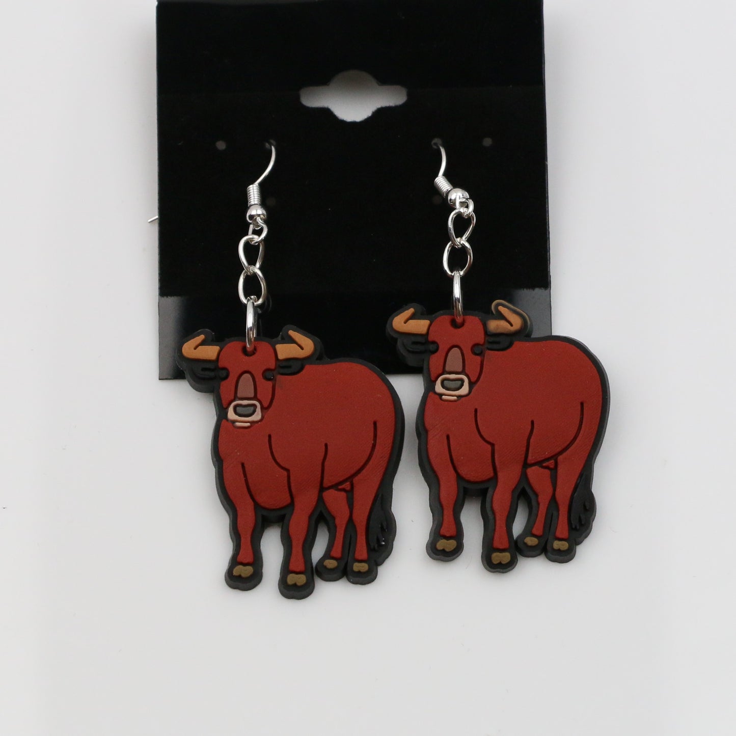 8100900E - Charm - Earrings - Cow