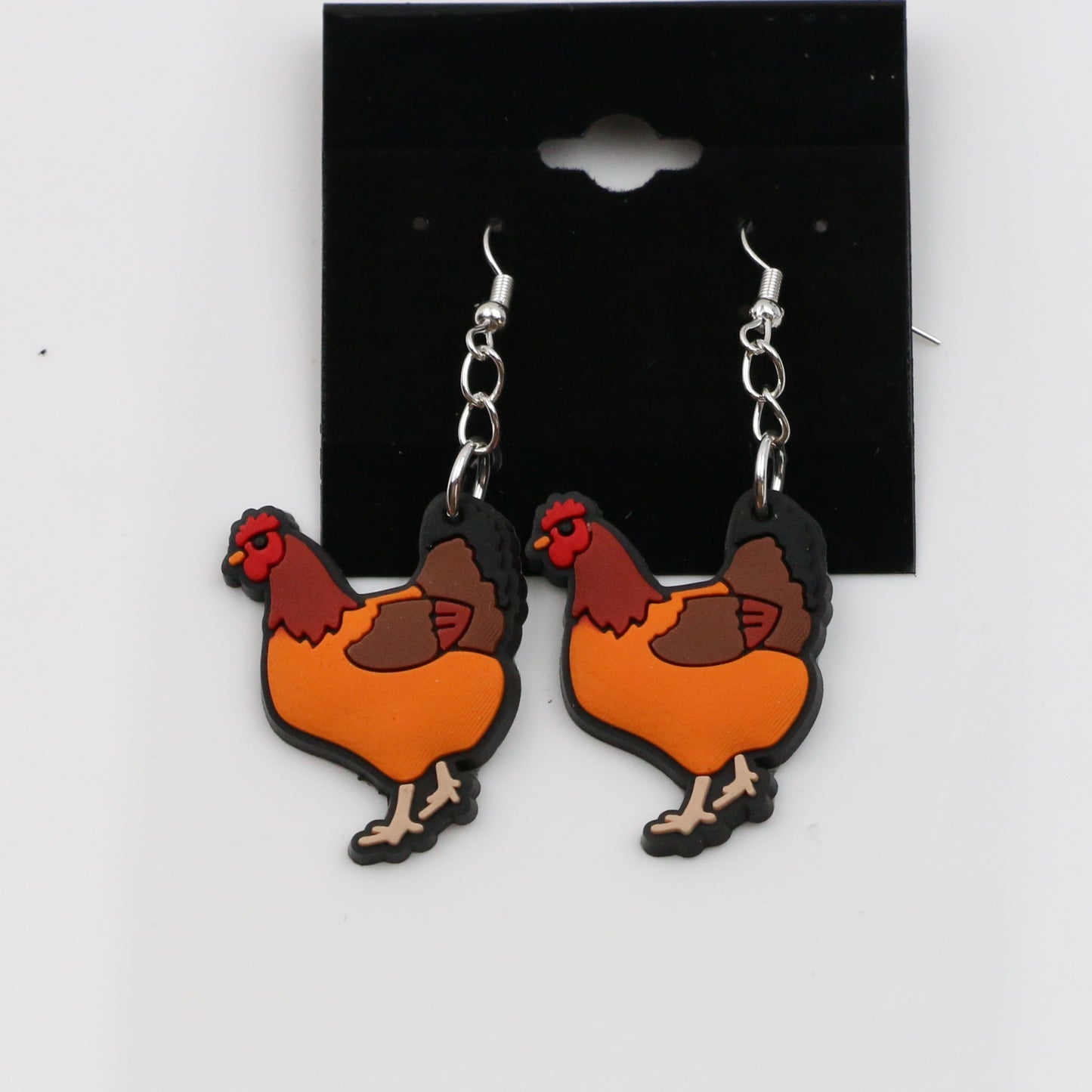 8100906E - Charm - Earrings - Chicken