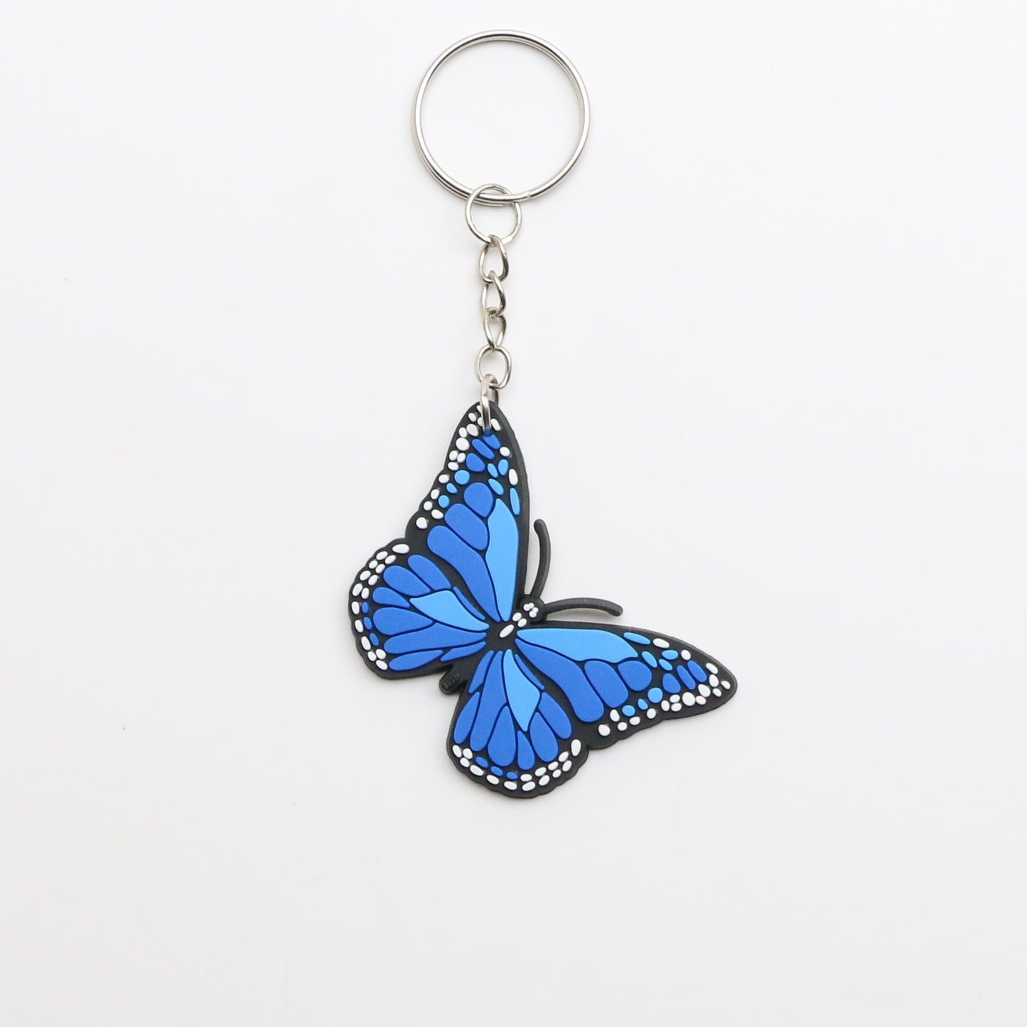 8100200K - Charm - Keychain - Butterfly - Lg. - Blue