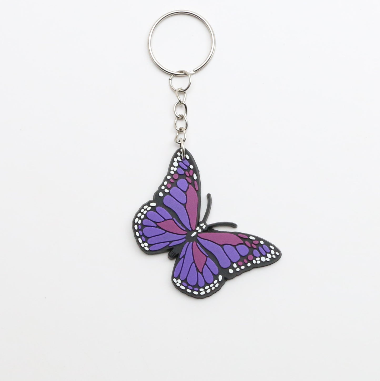 8100202K - Charm - Keychain - Butterfly - Lg. - Purple