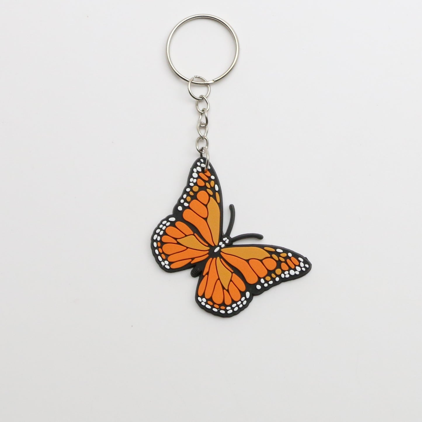8100204K - Charm - Keychain - Butterfly - Lg. - Orange