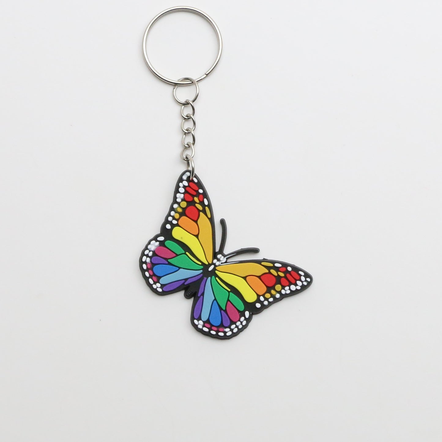 8100206K - Charm - Keychain - Butterfly - Lg. - Rainbow