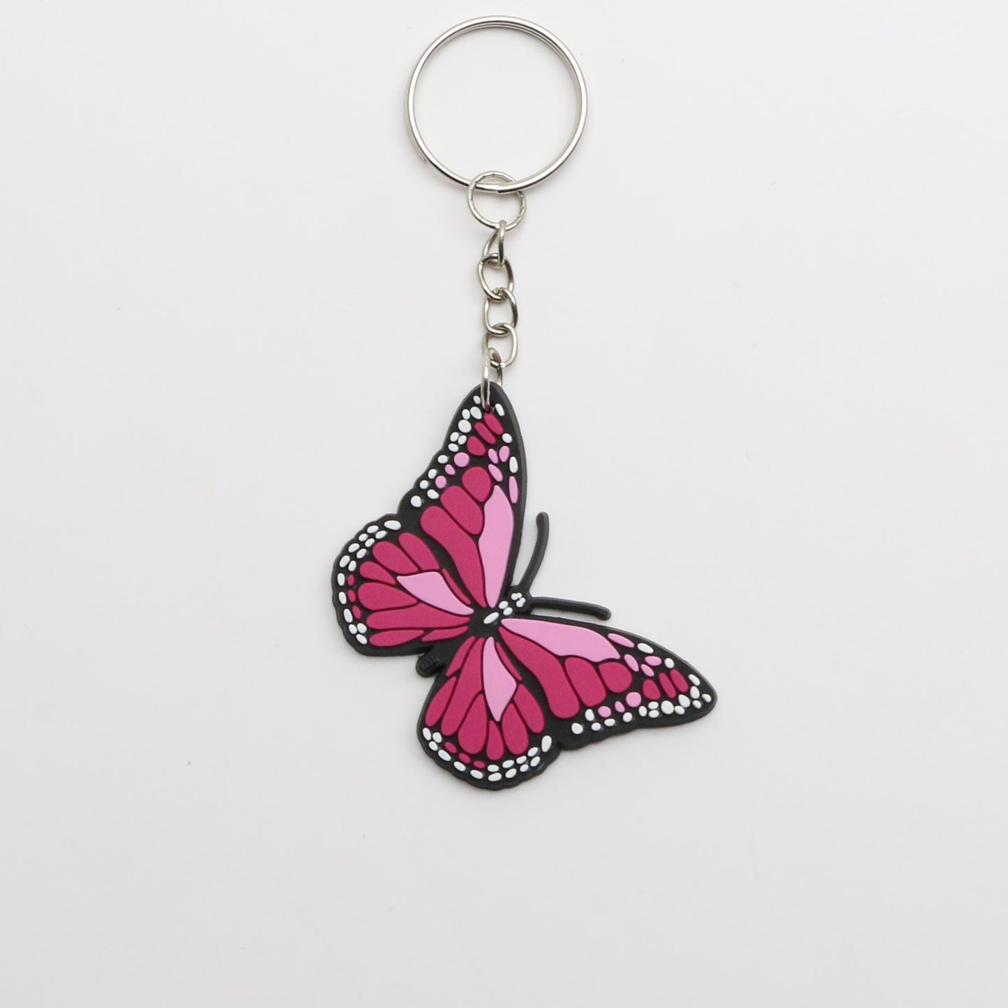 8100207K - Charm - Keychain - Butterfly - Lg. - Pink