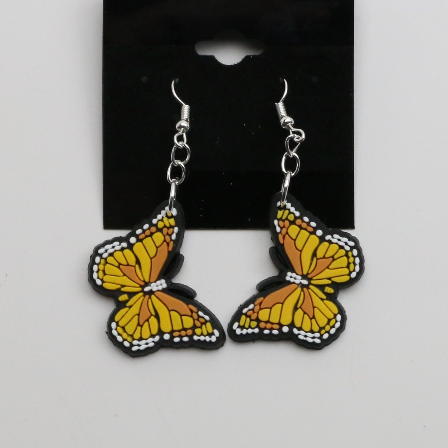 8100303E - Charm - Earrings - Butterfly - Sm. - Yellow