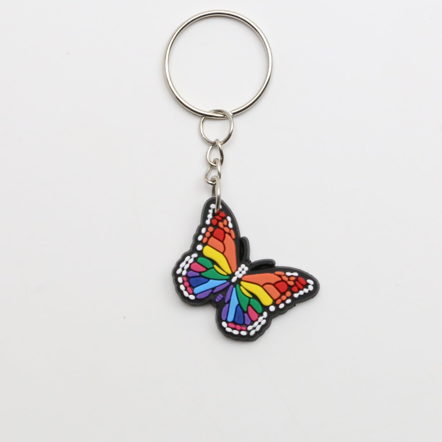 8100306K - Charm - Keychain - Butterfly - Sm. - Rainbow