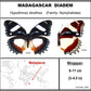 750308 - Butterfly Bubble - Lg. Round - Madagascar Diadem (Hypolimnas dexithea)